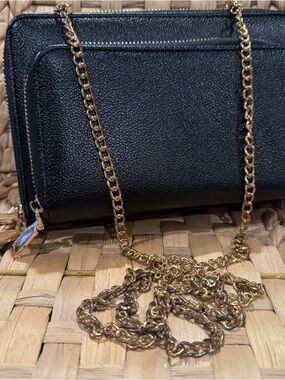 Small Black Bag TARNISHED Golden Chain & Hardware shoulder or crossbody